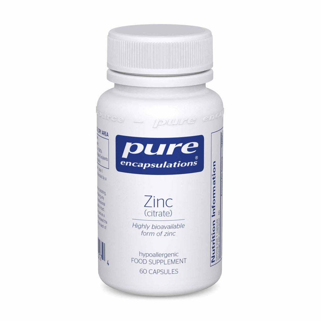 Pure Encapsulations Zinc (citrate) 60 caps
