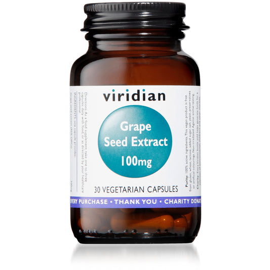 Viridian Grape Seed extract 100mg 30 Caps