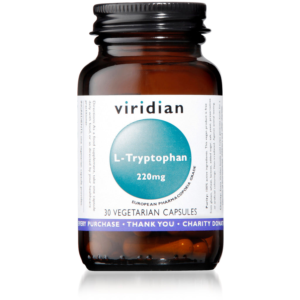 Viridian L-Tryptophan 220mg 30 Caps