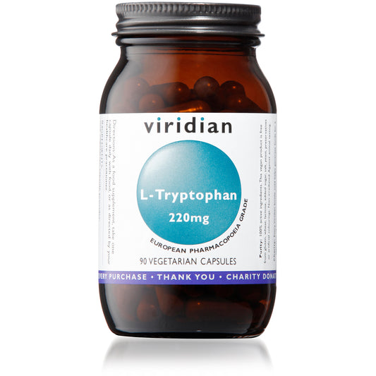 Viridian L-Tryptophan 220mg 90 Vegetarian Capsules 90 caps