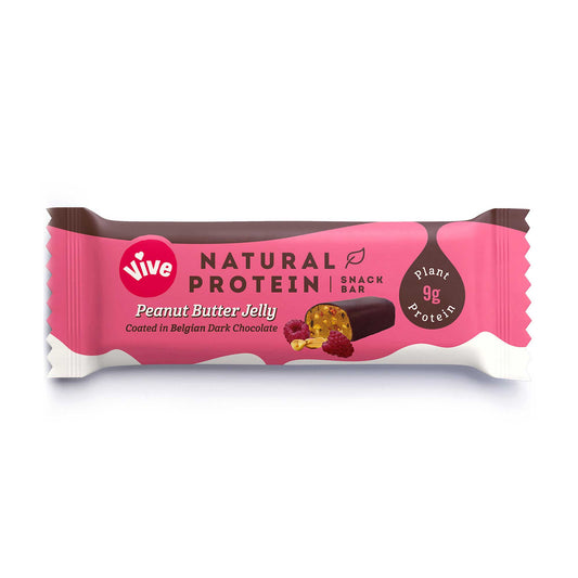 Vive Dark Chocolate Peanut Butter Jelly Protein Bar 49g