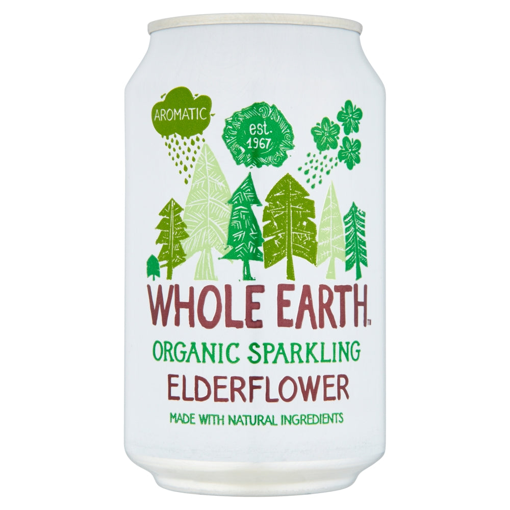 Whole Earth Sparkling Elderflower Drink 330ml