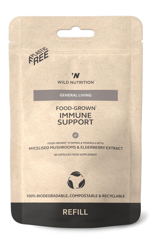 Wild Nutrition Food-Grown Immune Support Refill 60 caps