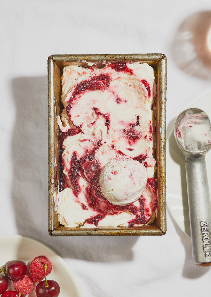 Planet Organic Recipe Raspberry & Cherry Ripple Ice Cream