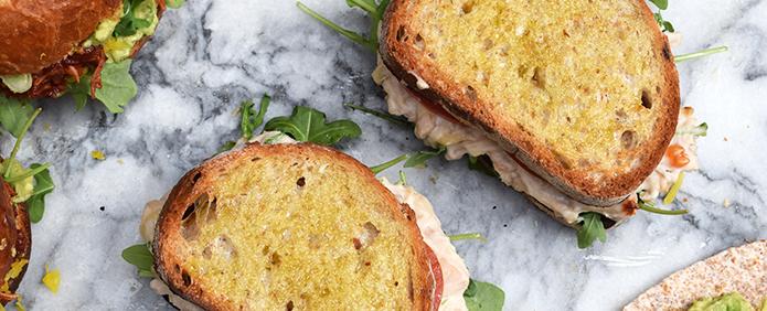 Jackfruit 'Tuna' Melt Sandwich