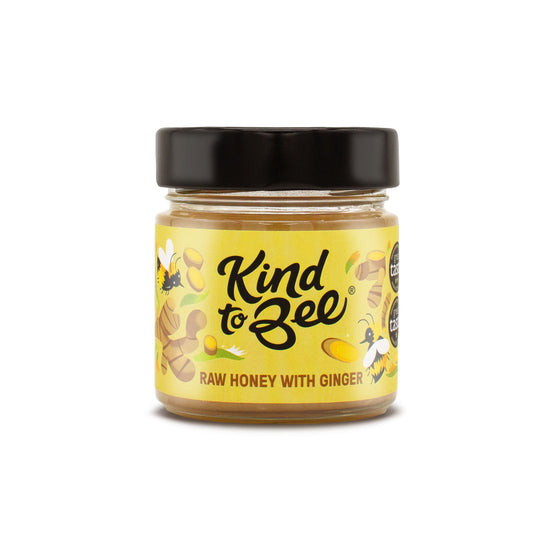 Kind to Bee Honey with Fresh Ginger Root 250g
