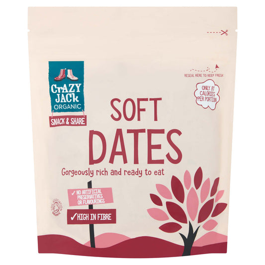 Crazy Jack Organic Soft Ready to Eat Dates 200g