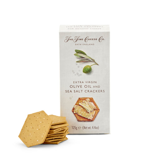 The Fine Cheese Co. Extra Virgin Olive Oil & Sea Salt Crackers 125g