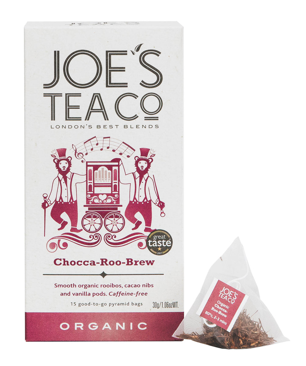 Joe's Tea Co. Chocca-roo-brew 15x Biodegradeable Pyramid Bags 15 bags ...