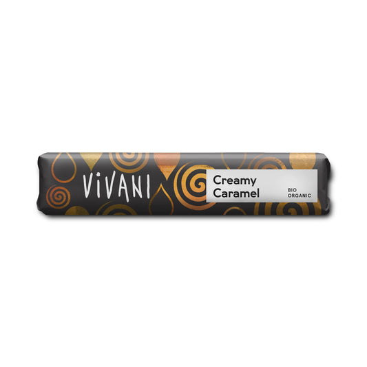 "Vivani Creamy Caramel Chocolate Bar, Organic" 40g