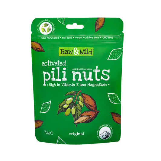 Raw & Wild Activated Pili Nuts - Original 70g