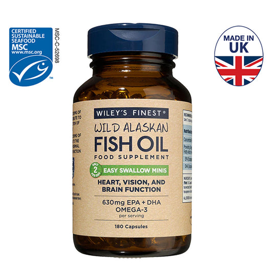 Wiley's Finest Easy Swallow Mini EPA & DHA Omega-3 180 caps