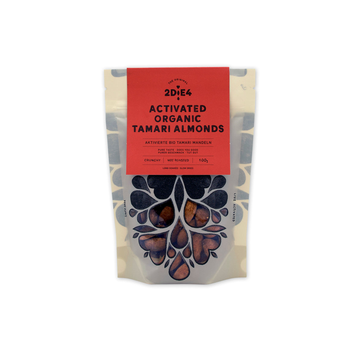2die4 Activated Tamari Almonds 100g | Planet Organic