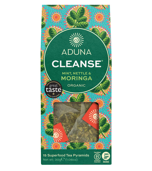 Aduna Cleanse Moringa Tea with Mint & Nettle 15 bags