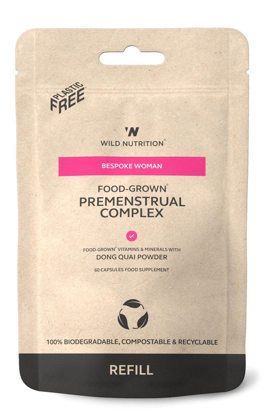 Wild Nutrition Food-Grown Premenstrual Complex Refill 60 caps