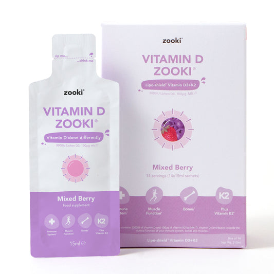 Zooki Vitamin D3 + K2 Mixed Berry 14x10ml
