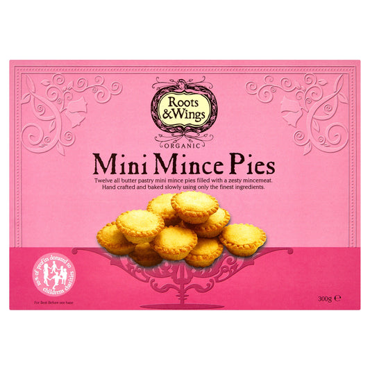 Roots & Wiings Organic Mini Mince Pies 300g