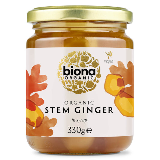 Biona Stem Ginger in syrup Organic 330g