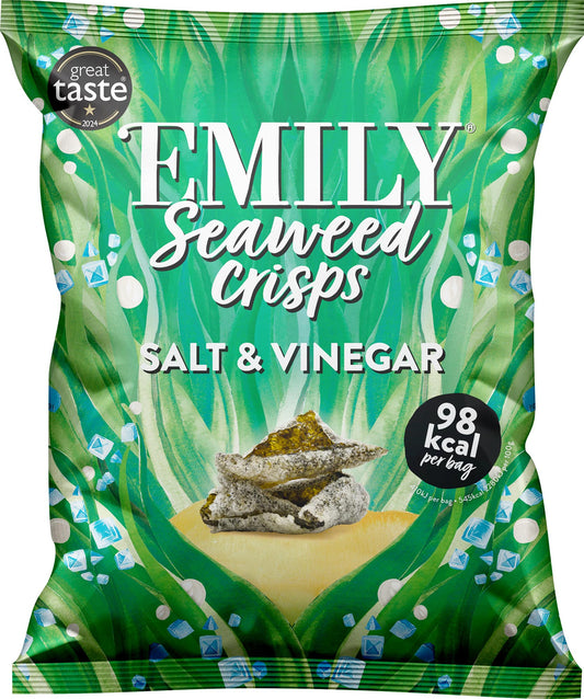 EMILY Seaweed Crisps - Salt & Vinegar 18g