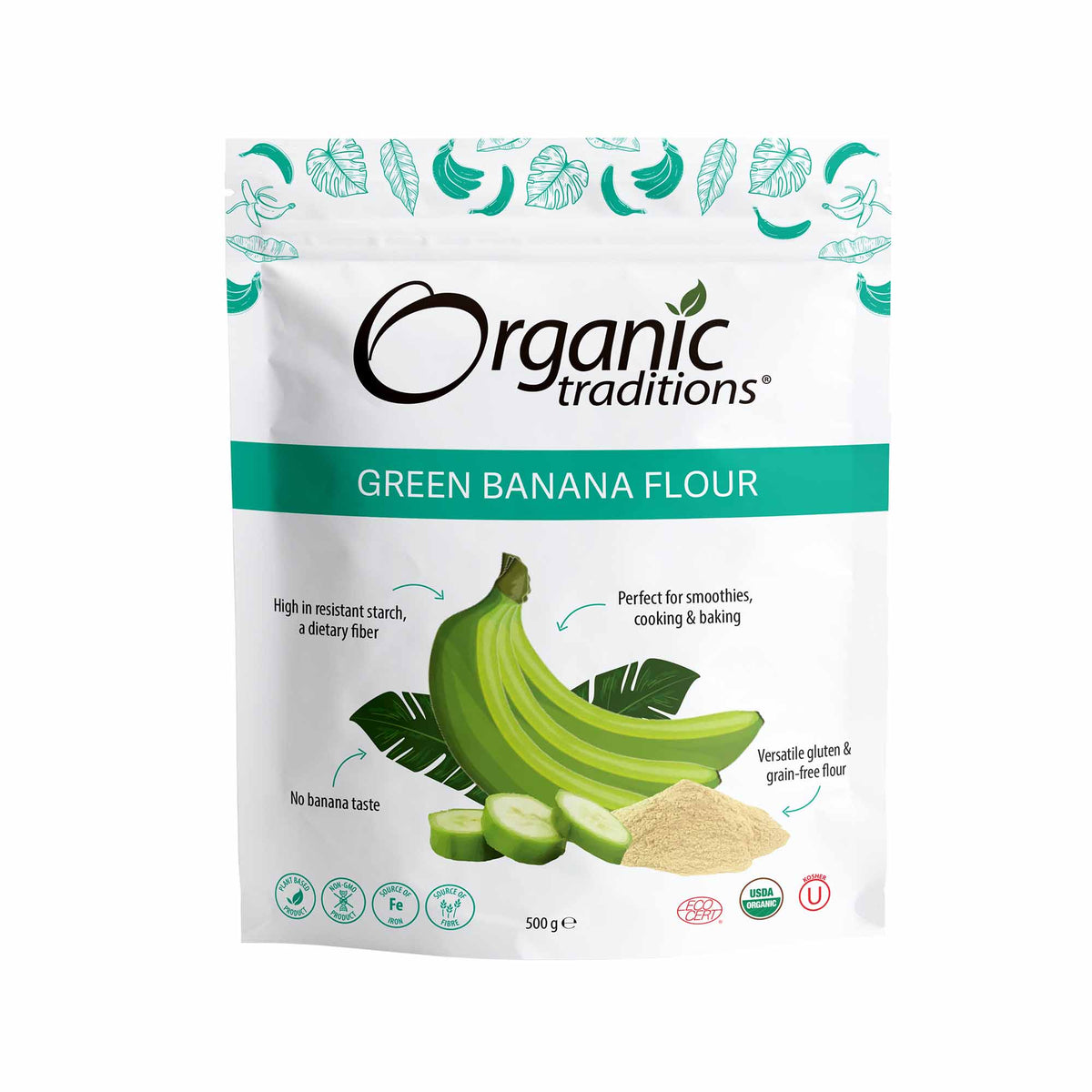 Organic Green Banana Flour 500g Organic
