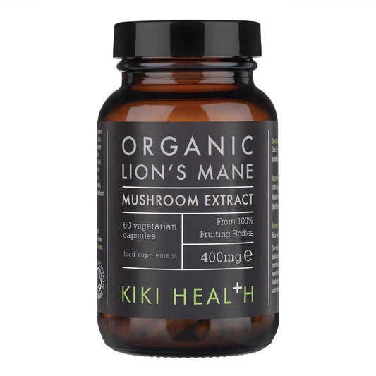 KIKI Health Organic Lion's Mane Mushroom Extract 60 caps