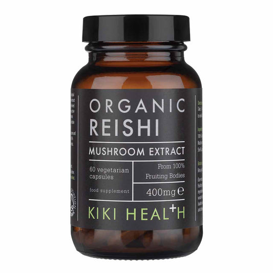 KIKI Health Organic Reishi Mushroom Extract 60 caps