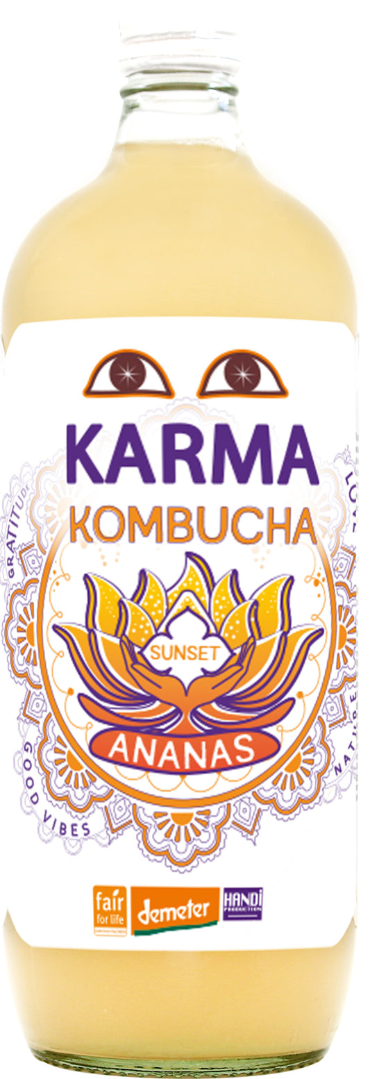 Karma Kombucha Sunset Pineapple 1L