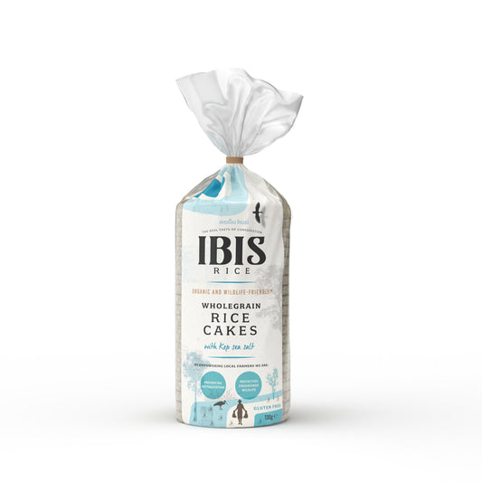 Ibis Organic Wholegrain Rice Cakes with Kep Sea Salt 130g
