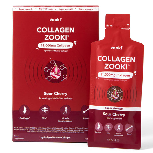 Zooki Super Strength Collagen Sour Cherry 14 Servings