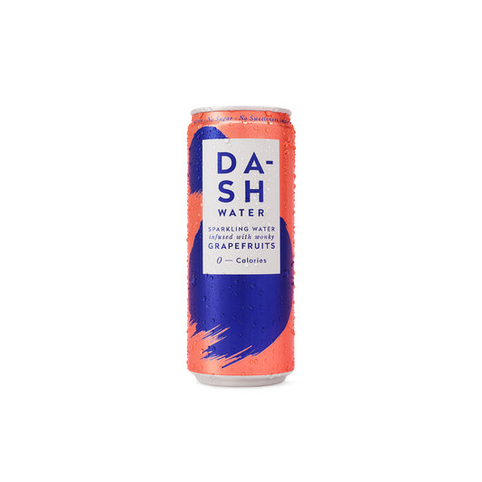 DASH WATER SPARKLING PEACH CANS (330ml) X 12
