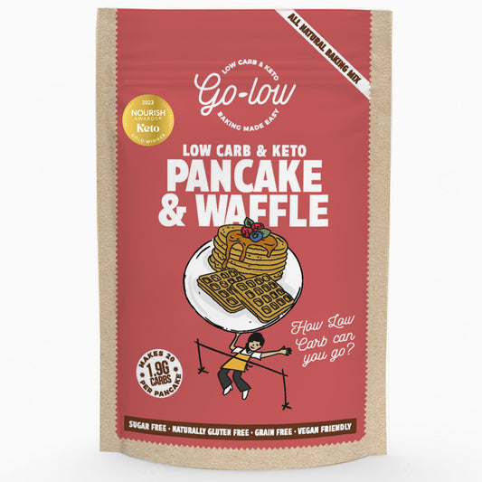 Go-low Keto & Low Carb Pancake & Waffle Baking Mix 210g