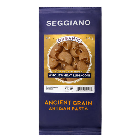 Seggiano Organic Ancient Grain Wholewheat Lumaconi Pasta 250g