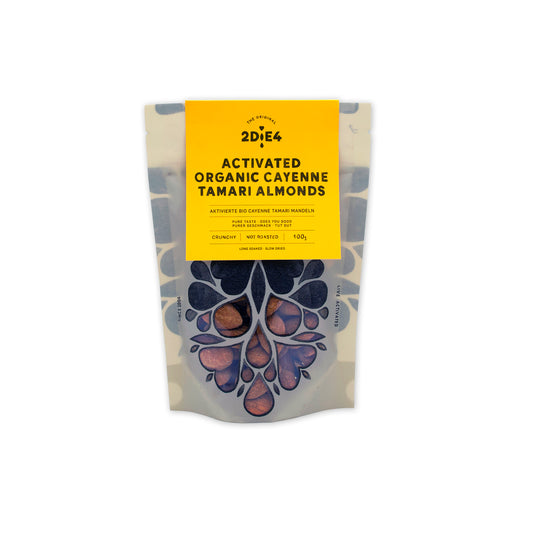 2DiE4 Activated Cayenne Tamari Almonds 100g