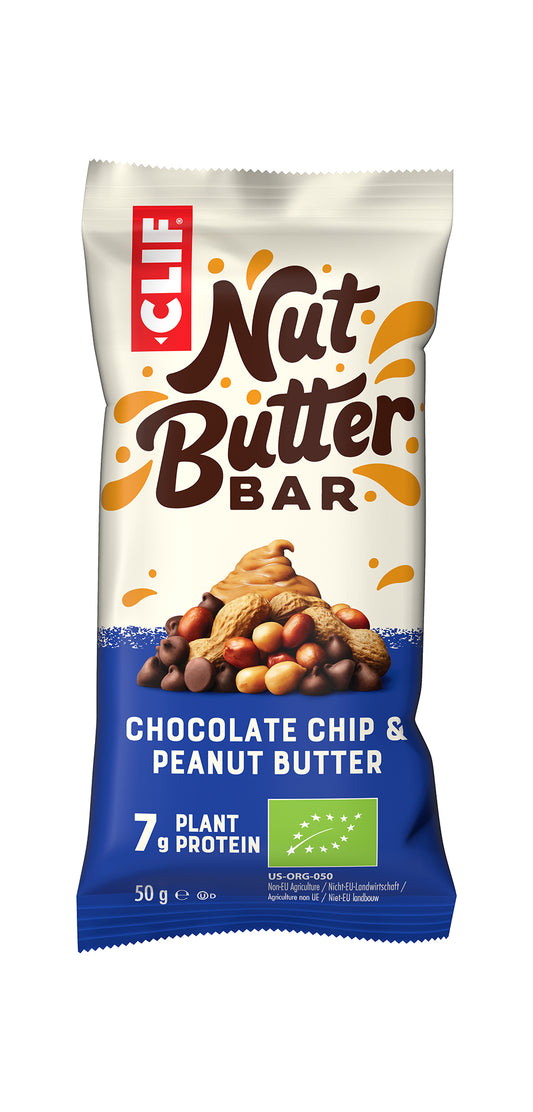 CLIF Nut Butter Bar Chocolate Chip & Peanut Butter 50g