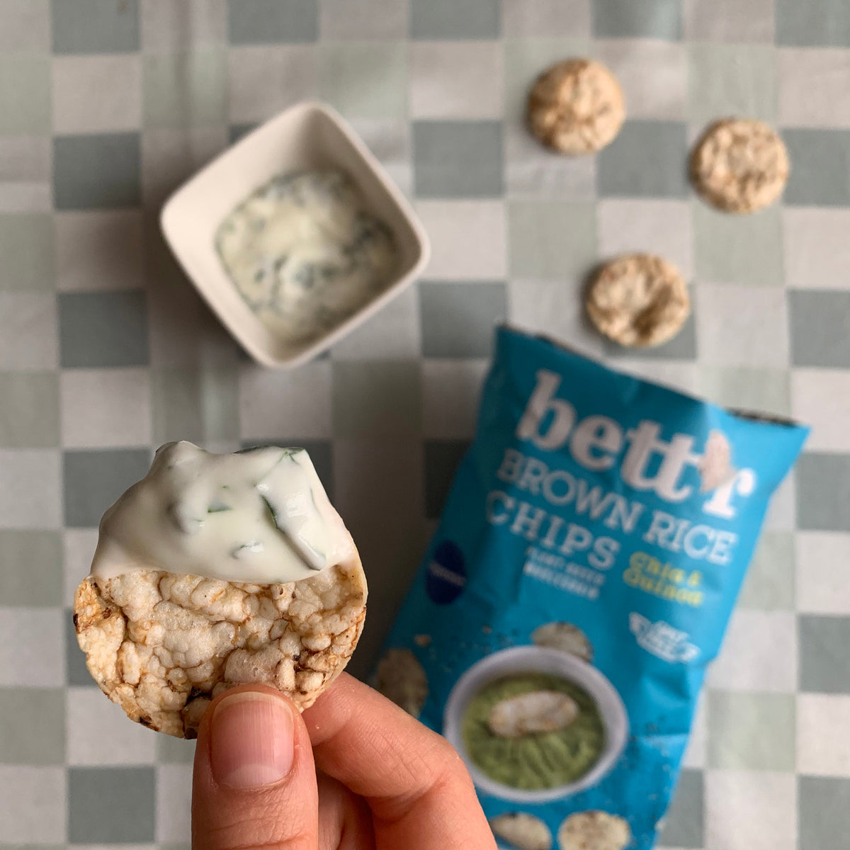 Bett’r Brown Rice Chips Chia & Quinoa 60g | Planet Organic