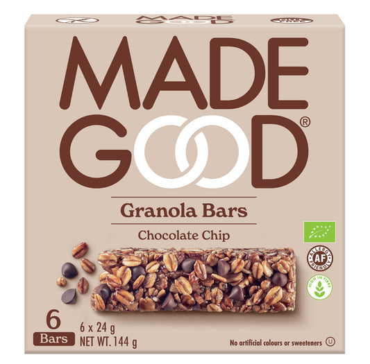 MadeGood Granola Bars Chocolate Chip 6x24g