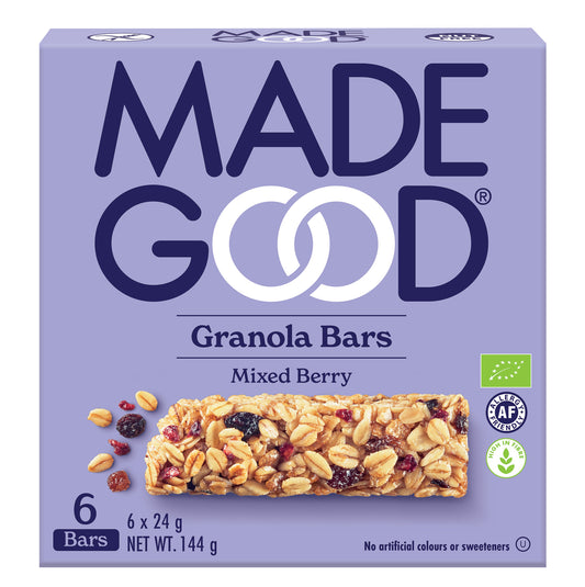 MadeGood Granola Bars Mixed Berry 6x24g