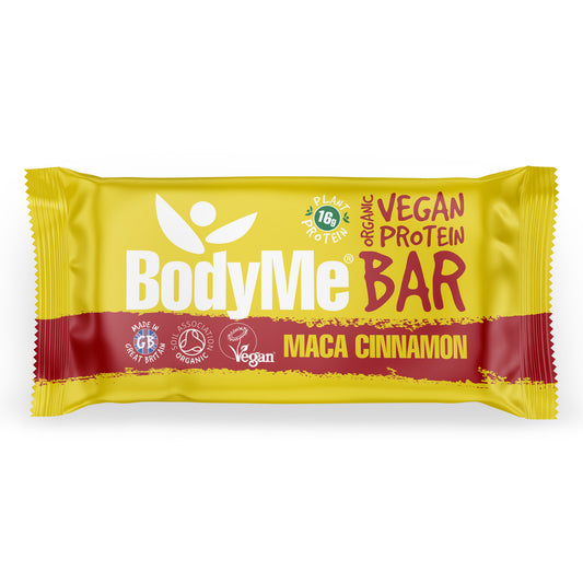 BodyMe Organic Maca Cinnamon Vegan Protein Bar 60g