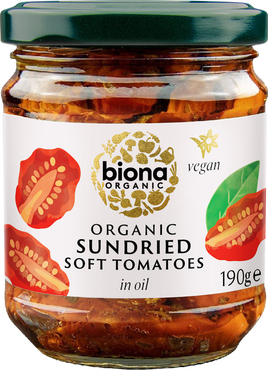 Biona Organic Sundried Soft Tomatoes in Oil 190g