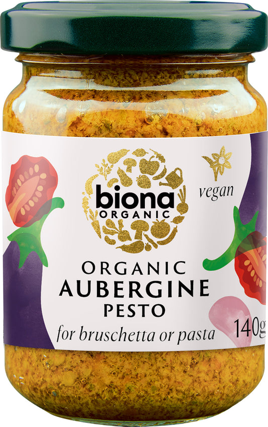 Biona Organic Aubergine Pesto 140g