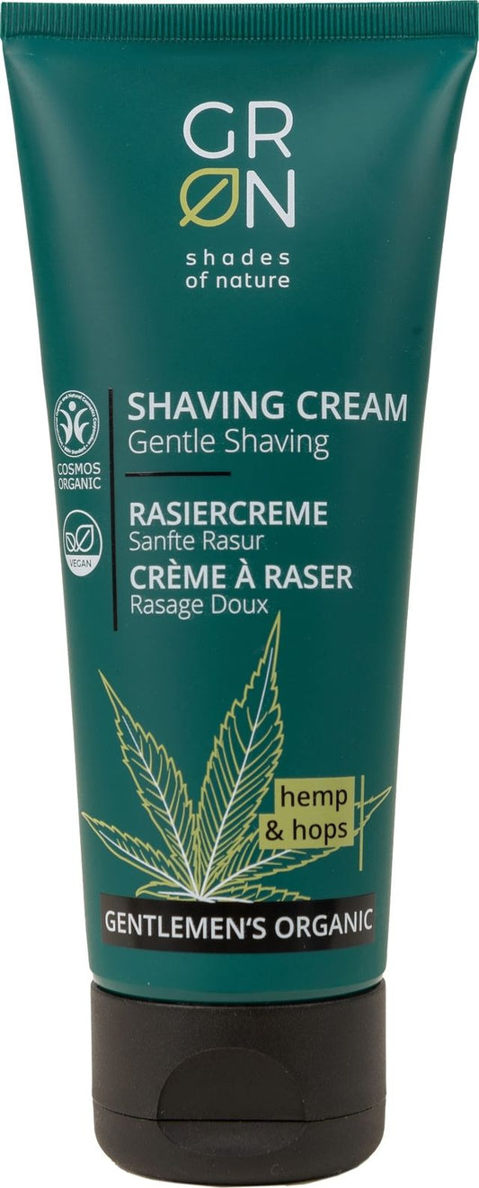 GRN Men's Shaving Cream Gentle Shaving Hemp & Hops 75ml