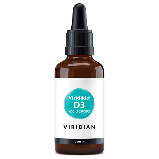 Viridian Viridikid Vitamin D3 Drops 400IU 30ml