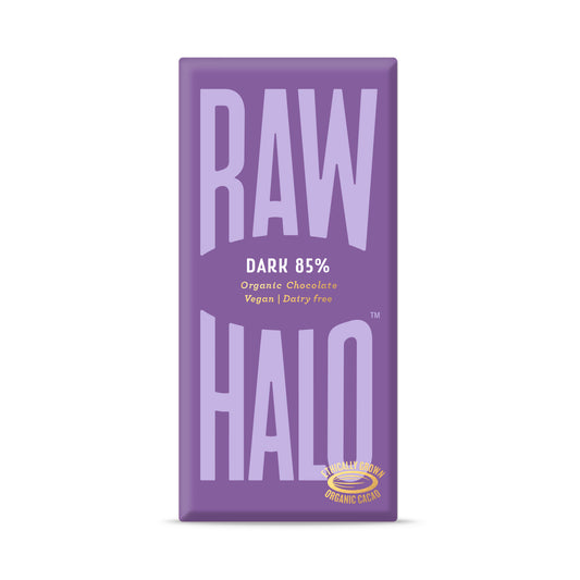 Raw Halo Dark 85% Organic Vegan Chocolate Bar 70g 70g