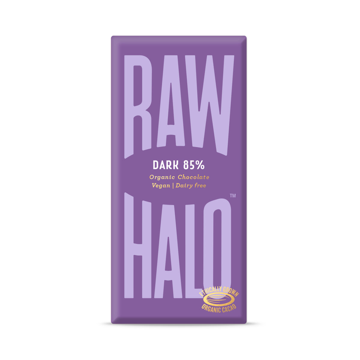 Raw Halo Dark 85% Organic Chocolate Bar