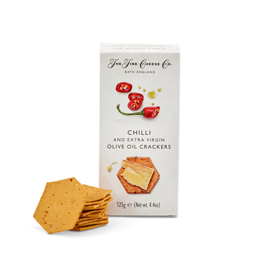 The Fine Cheese Co. Chilli & Extra Virgin Olive Oil Crackers 125g