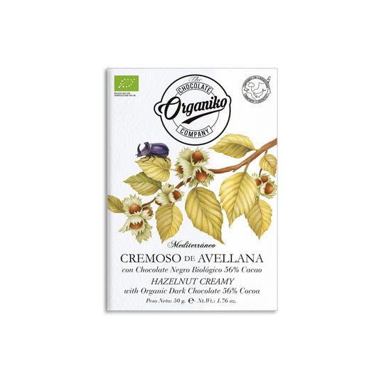 Chocolat Organiko Hazelnut Creamy 50g