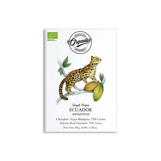Chocolat Organiko Ecuador Dark chocolate 75% cocoa 50g