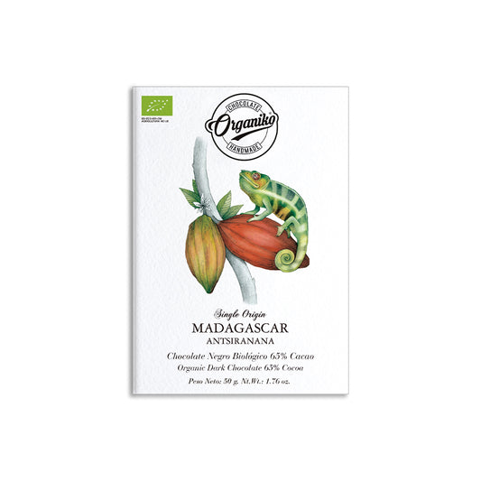 Chocolat Organiko Madagascar Dark chocolate 65% cocoa 50g