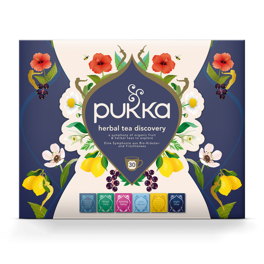 Pukka Herbal Tea Discovery Box 30 bags