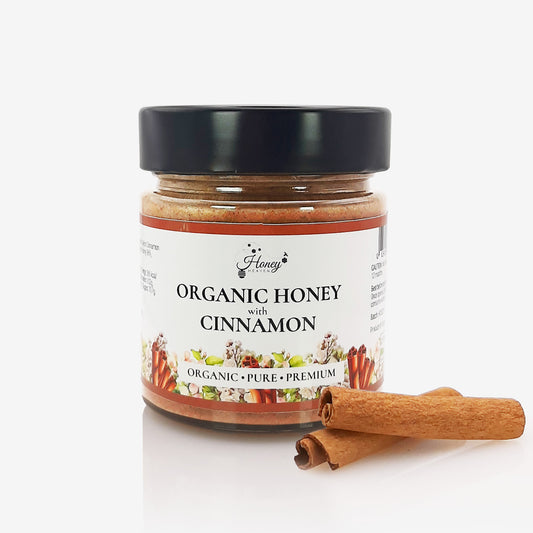 Honey Heaven Organic Honey with Cinnamon 300g